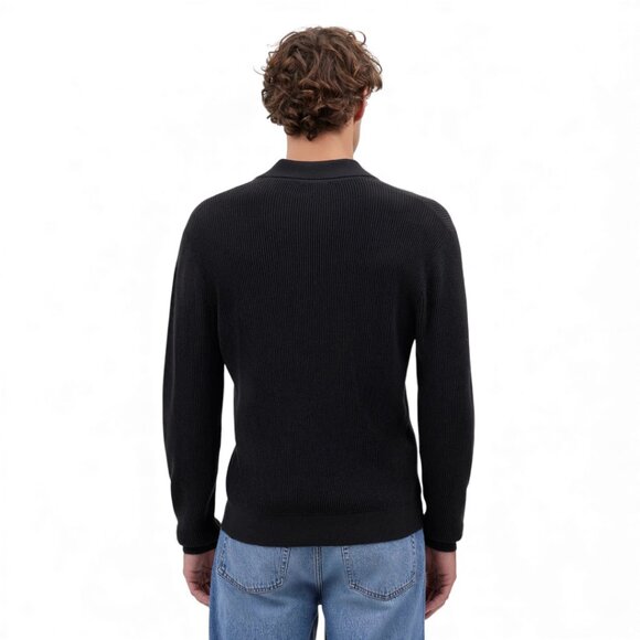 Madewell Johnny-Collar Sweater Polo Shirt in Merino Wool Size Large - Picture 2 of 12